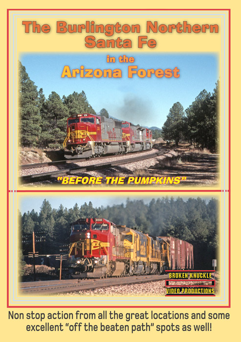 BNSF in the Arizona Forest on DVD by Broken Knuckle
