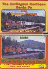Burlington Northern Santa Fe in the Arizona Forest 3-Disc DVD 