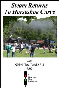 Steam Returns to Horseshoe Curve DVD