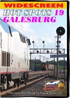 Hot Spots 19 Galesburg Illinois - Former Burlington Northern and Santa Fe lines DVD