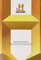 History Channel Boneyard: Railroads DVD
