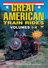 Great American Train Rides Volumes 1-4 2-DVD Set