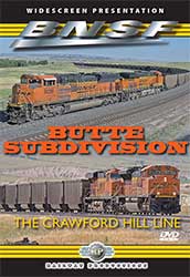 BNSFs Butte Subdivision - The Crawford Hill Line DVD