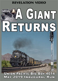 A Giant Returns UP 4014 Big Boy DVD