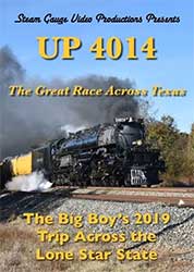 UP 4014 Big Boy The Great Race Across Texas DVD 