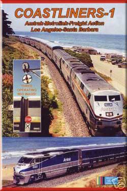 Coastliners Vol 1 Amtrak Metrolink on DVD by Valhalla Video