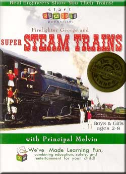 Firefighter George and Super Steam Trains DVD