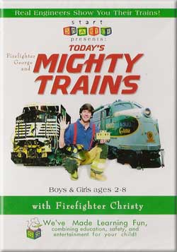 Firefighter George and Todays Mighty Trains DVD