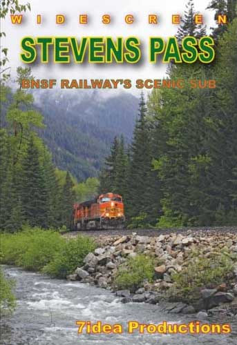 Stevens Pass BNSF Railways Scenic Sub DVD 7idea Productions 7BNSFSP