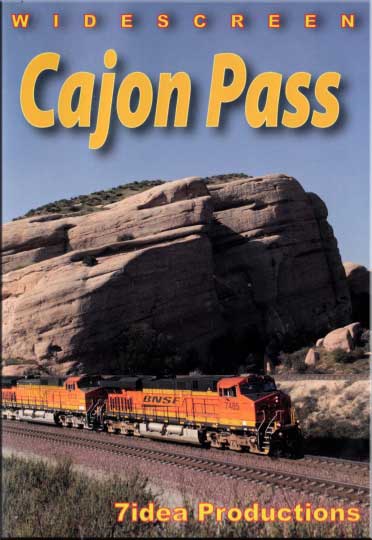 Cajon Pass BNSF Railways Cajon Sub DVD 7idea Productions BNSFCPDVD 884501548366