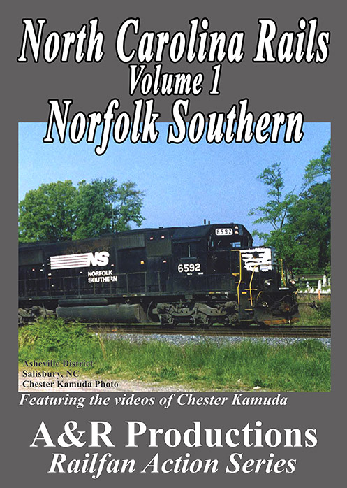 North Carolina Rails Vol 1 Norfolk Southern DVD A&R Productions NC-1 753182442433