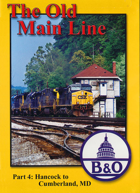 Old Main Line Part 4 Hancock to Cumberland MD DVD Blue Ridge Productions BR792 764685035091