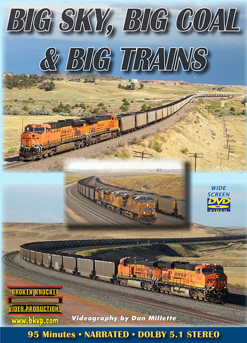 Big Sky Big Coal & Big Trains DVD Broken Knuckle Video Productions BKSKY-DVD