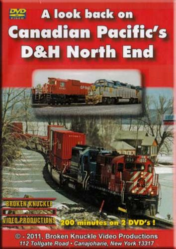 Canadian Pacifics D&H North End 2-Disc DVD Set Broken Knuckle Video Productions BKCPDH-DVD