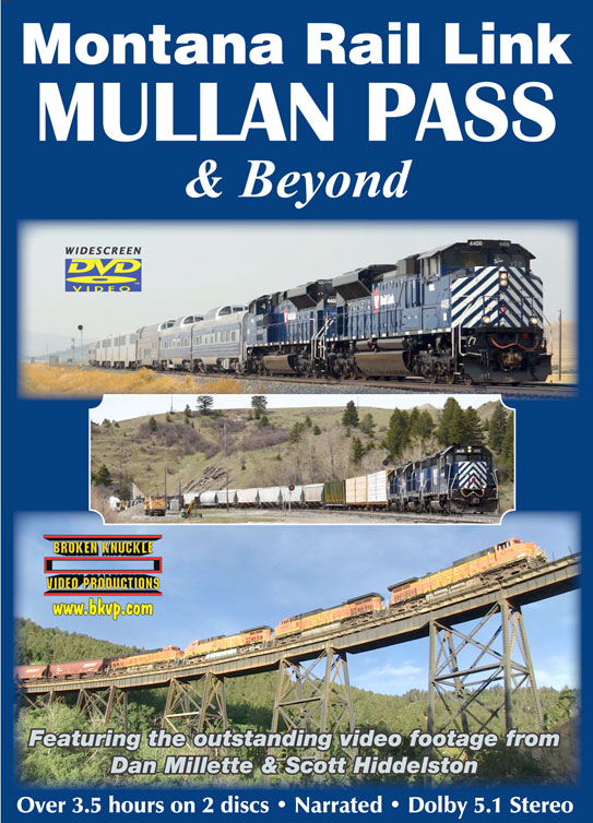 Montana Rail Link Mullan Pass and Beyond 2-Disc DVD Broken Knuckle Video Productions BKMUL-DVD