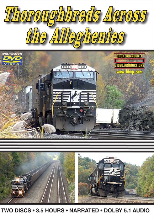 Thoroughbreds Across the Alleghenies 3.5 Hours!  DVD Broken Knuckle Video Productions BKTATA-DVD