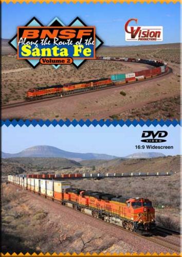 BNSF Along the Route of the Santa Fe Vol 2 DVD C Vision Productions BSF2DVD