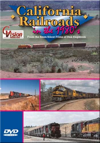 California Railroads in the 1980s DVD C Vision Productions CR80DVD