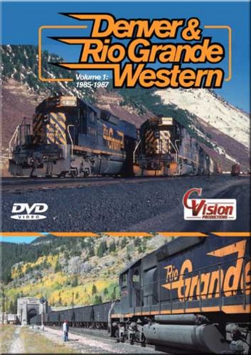 Denver & Rio Grande Western Volume 1 1985-1987 DVD C Vision Productions DRGW1