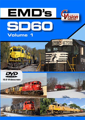 EMDs SD60 Volume 1 DVD C Vision Productions SD60V1D