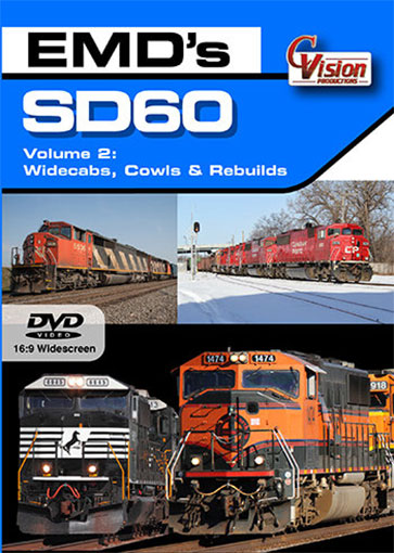 EMDs SD60 Volume 2 DVD C Vision Productions SD60V2D