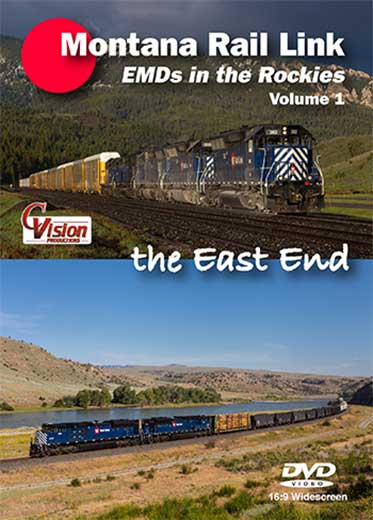 Montana Rail Link EMDs in the Rockies Volume 1 DVD C Vision Productions MRL1DVD
