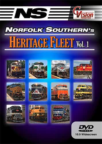 Norfolk Southerns Heritage Fleet Vol 1 DVD C Vision Productions NSH1DVD