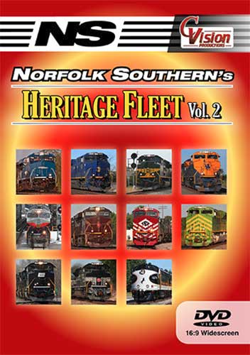 Norfolk Southerns Heritage Fleet Vol 2 DVD C Vision Productions NSH2DVD