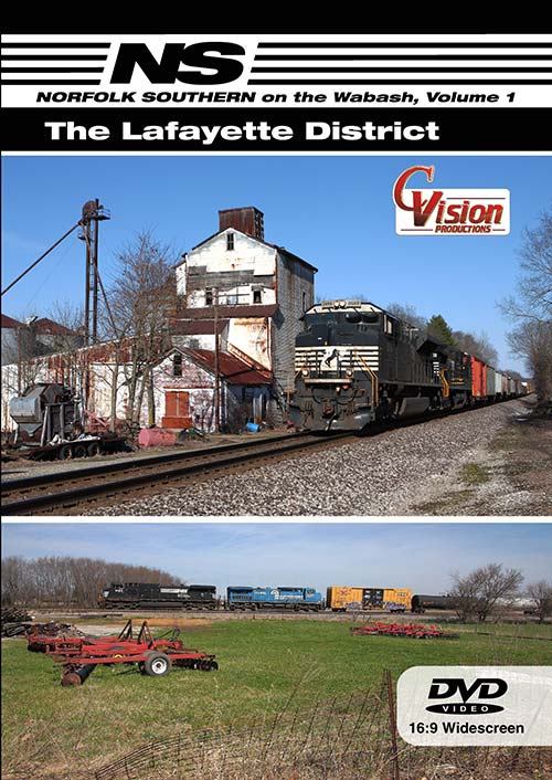Norfolk Southern on the Wabash Volume 1 - The Lafayette District DVD C Vision Productions NSWLDVD