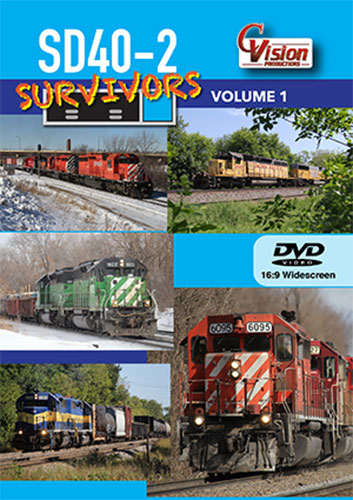 SD40-2 Survivors DVD Volume 1 C Vision Productions SD402DVD