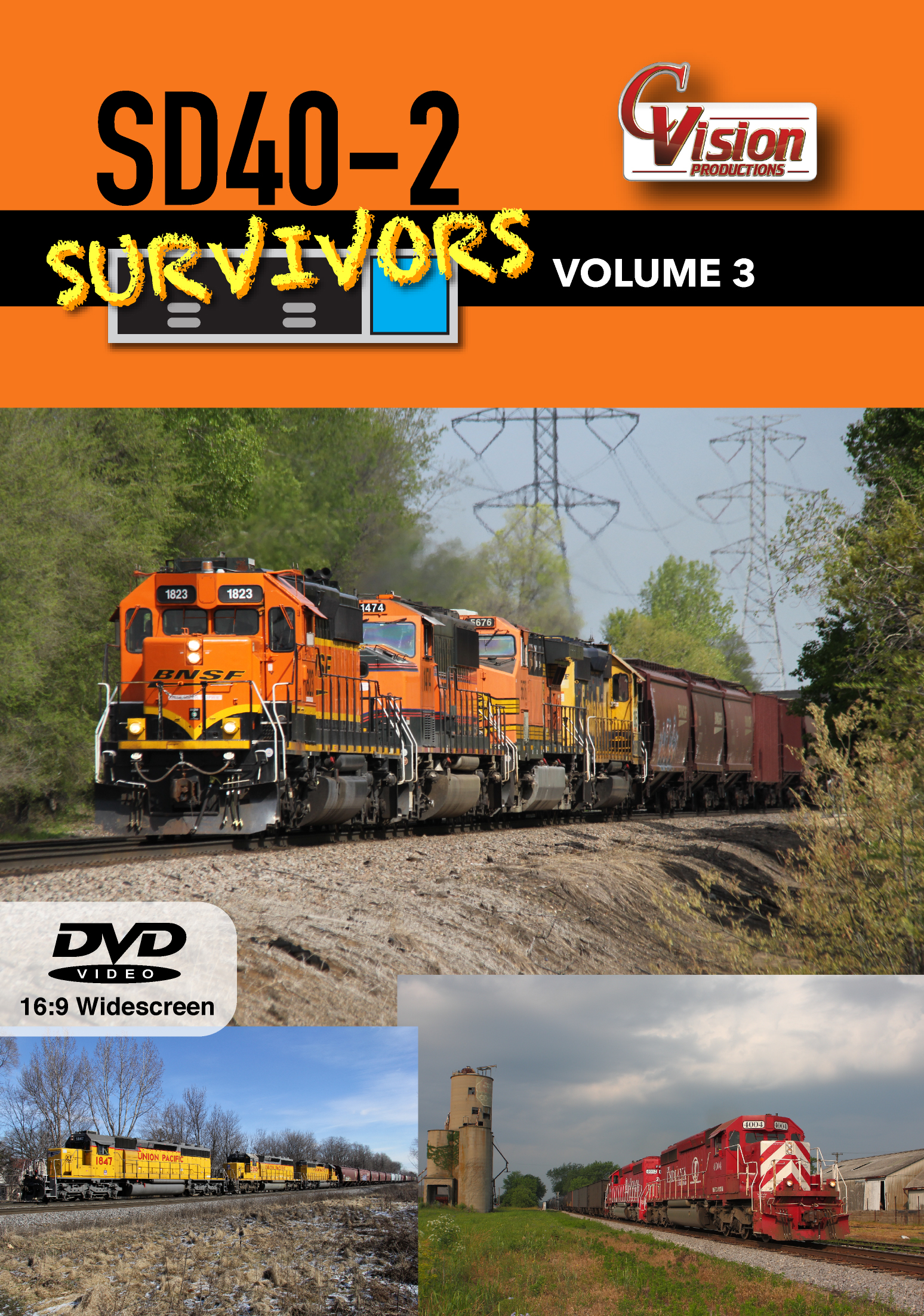 SD40-2 Survivors DVD Volume 3 C Vision Productions SDS3DVD