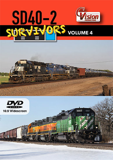 SD40-2 Survivors Volume 4 DVD C Vision Productions SD402V4DVD