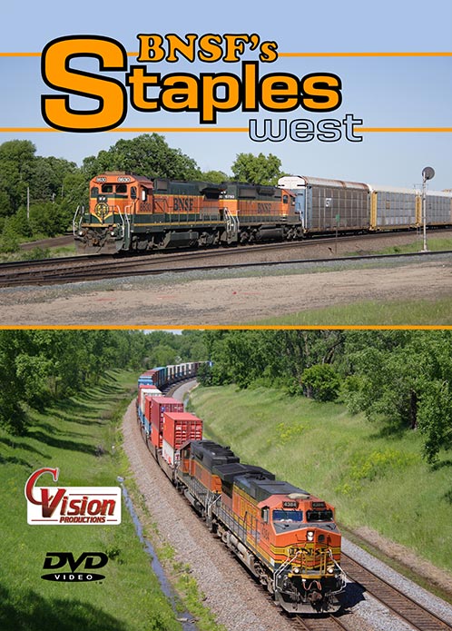 BNSF Staples West DVD C Vision Productions STWDVD