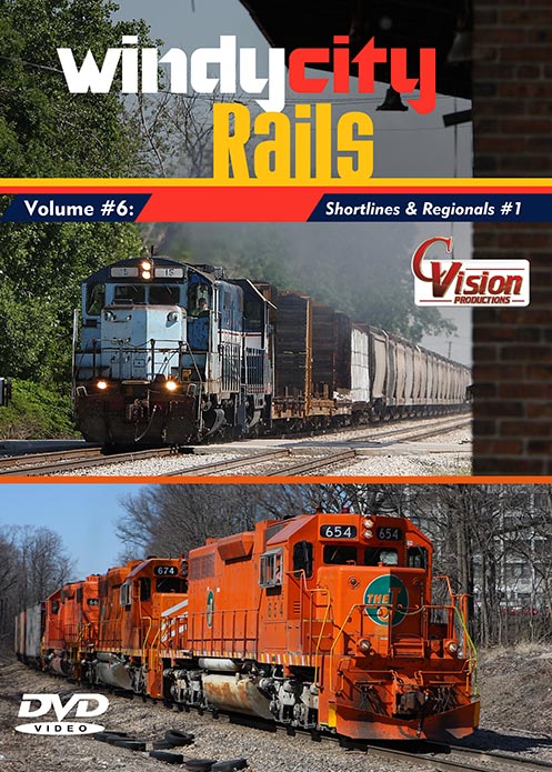 Windy City Rails Vol 6 Shortlines and Regionals DVD C Vision Productions WC6