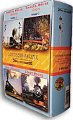 Southern Pacifics Circa 1950 Series Volume 1-4 DVD Set Catenary Video Productions CAT-SP-SET 796873022521
