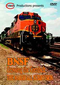 BNSF Crossing the Cornbelt Vol 1 - Marshall Subdivision C Vision Productions CCBDVD