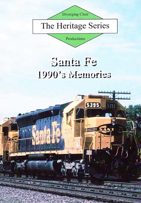 Heritage Series Santa Fe 1990s Memories DVD Diverging Clear Productions DC-SF90M