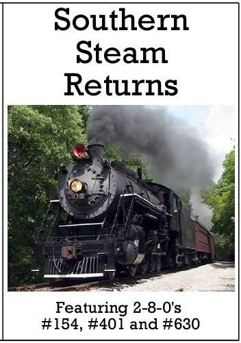 Southern Steam Returns DVD Diverging Clear Productions DC-SSR