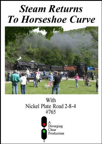 Steam Returns to Horseshoe Curve DVD Diverging Clear Productions DC-SRHC
