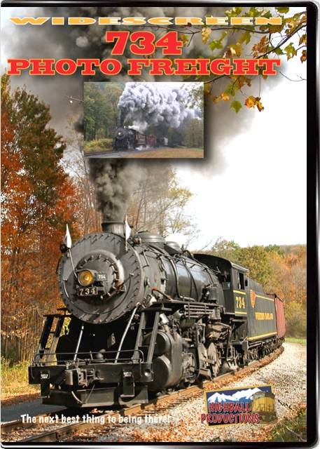 734 Photo Freight - Western Maryland Scenic Railroad DVD Highball Productions 734W 181729001391