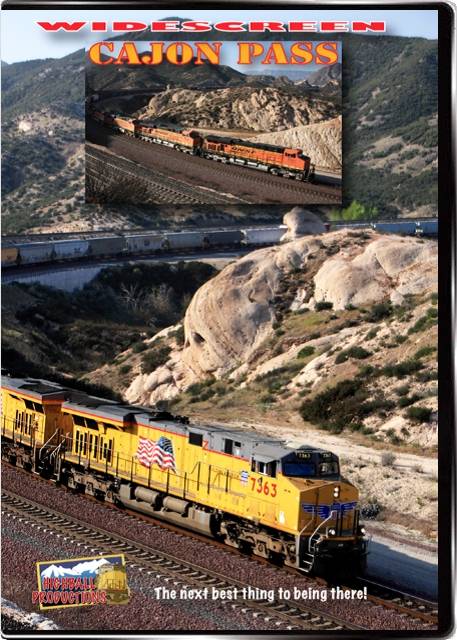 Cajon Pass - BNSF and Union Pacific through the San Bernadino Mountains DVD Highball Productions CAPAW 181729002084