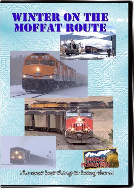 Winter on the Moffat Route - Union Pacific on former Rio Grande rails DVD Highball Productions MOFF-DVD