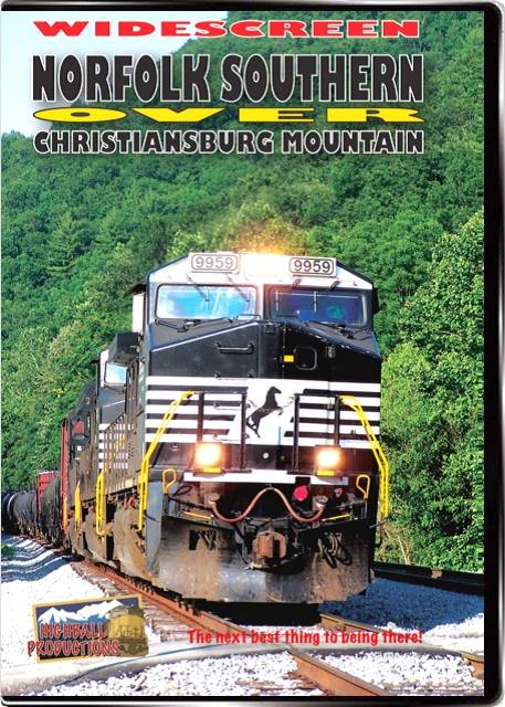 Norfolk Southern over Christiansburg Mountain DVD Highball Productions NOCMW