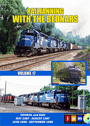 Railfanning with the Bednars Volume 17 Conrail D&H 1987-1988 DVD