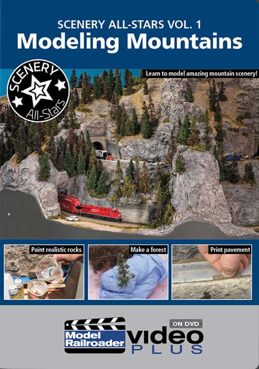 Scenery All-Star Vol 1 - Modeling Mountains DVD Kalmbach Publishing 15349 644651600440