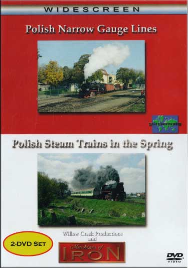 Polish Narrow Gauge Lines & Polish Steam Trains in Spring 2 disc Set DVD Machines of Iron POLSETDR 608938303561