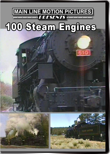 100 Steam Engines DVD Main Line Motion Pictures ML100SE