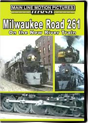 Milwaukee Road 261 on the New River Train DVD