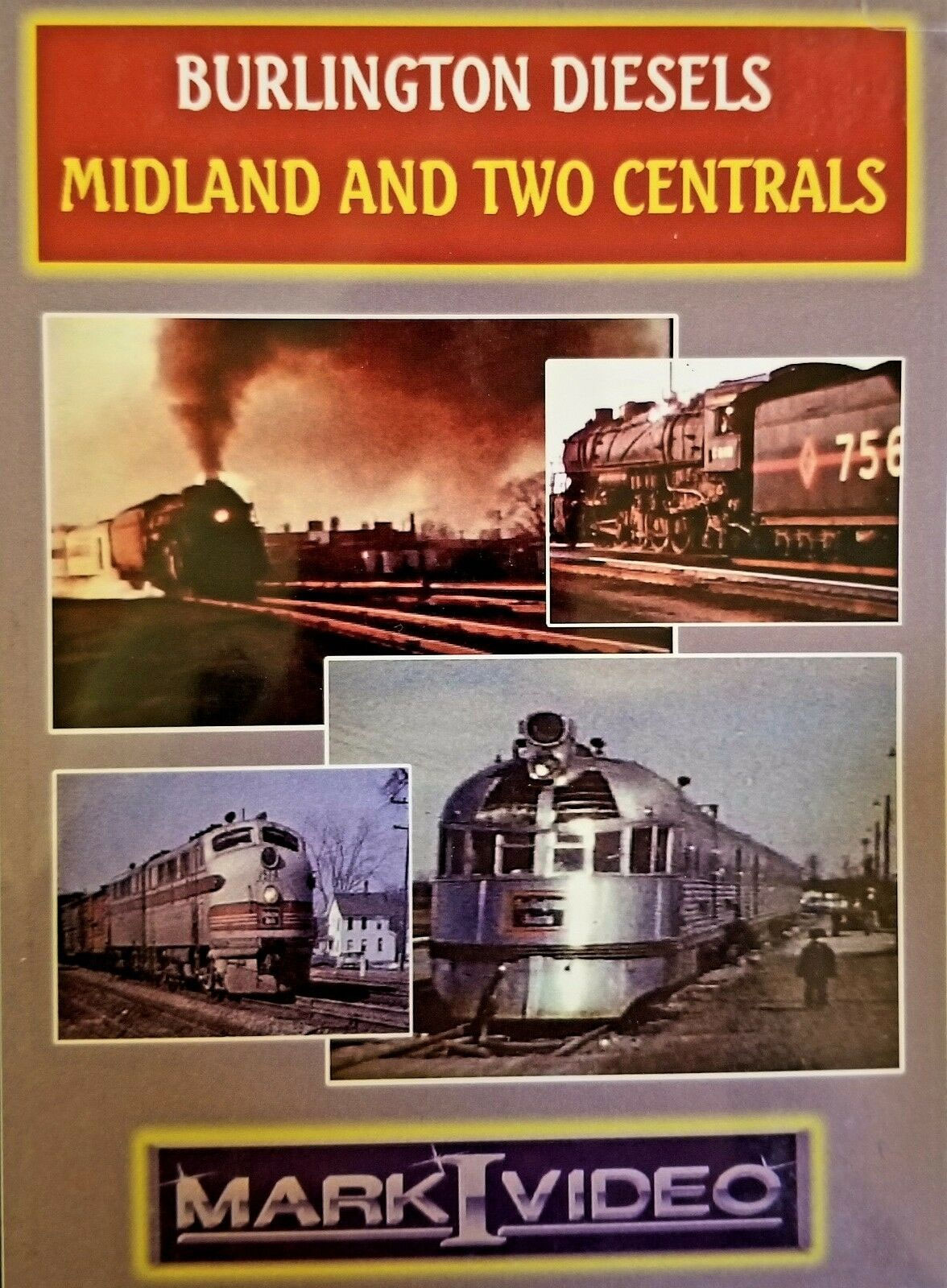 Burlington Diesels Midland and Two Centrals DVD Mark I Video M1BDMC