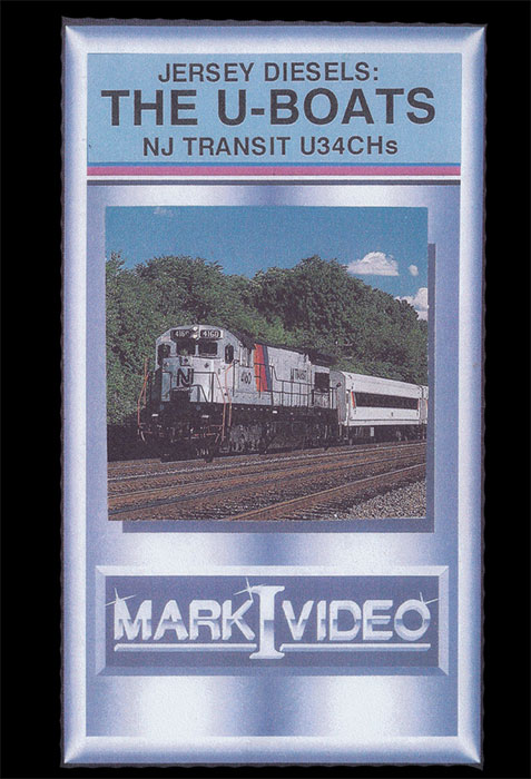 Jersey Diesels The U-Boats NJ Transit U34CHs DVD Mark I Video M1JDUB